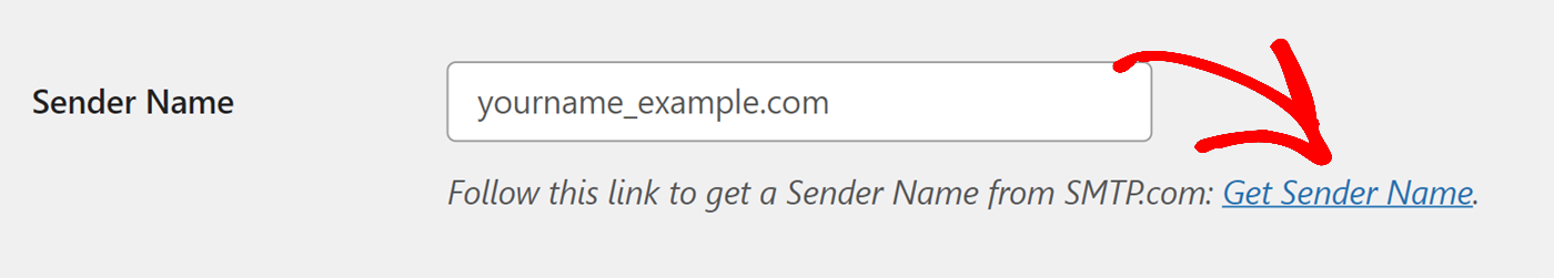 Click Get Sender Name Click Get Sender Name