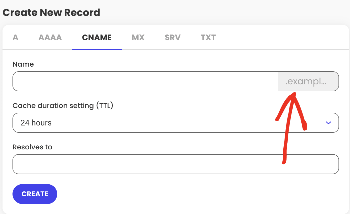 Domain Name Appended Domain name appended