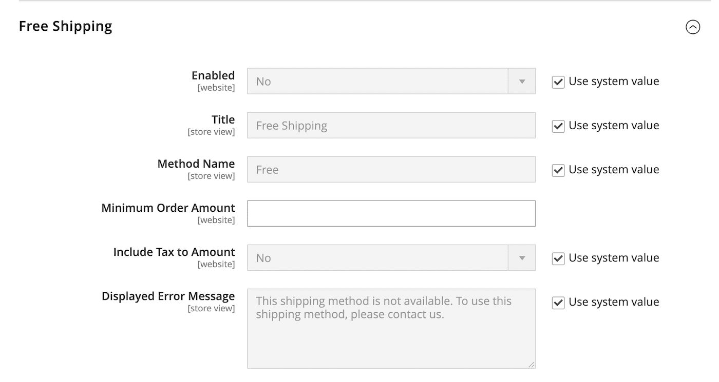 Configure Delivery Options
