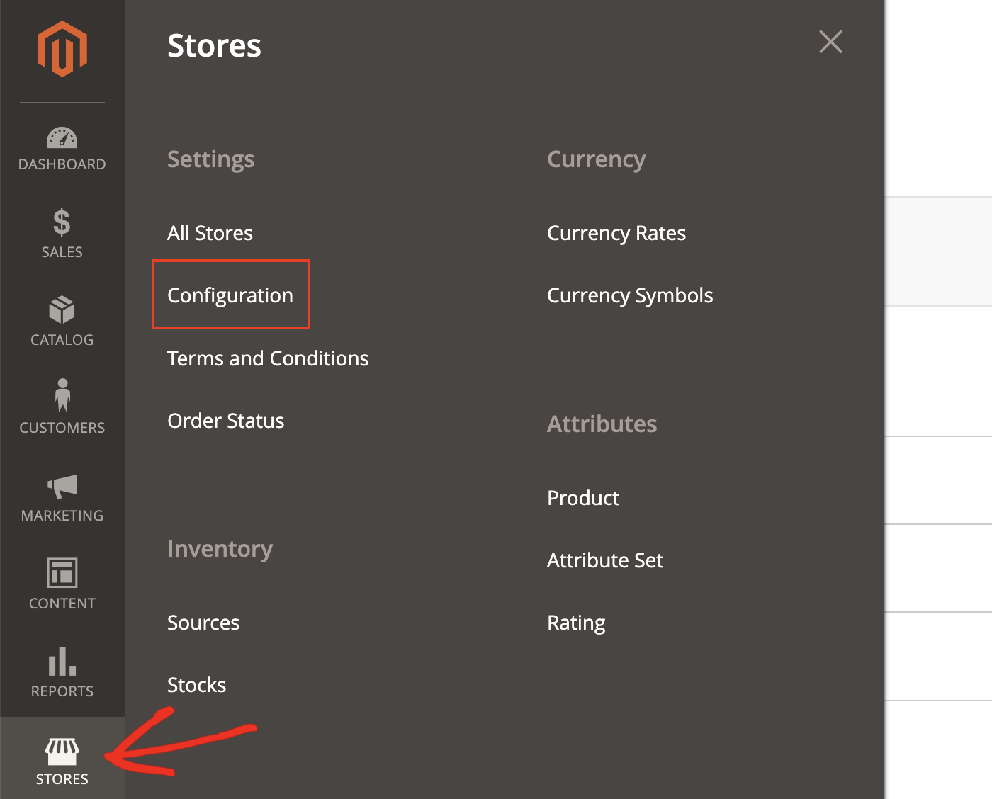 Store Configuration