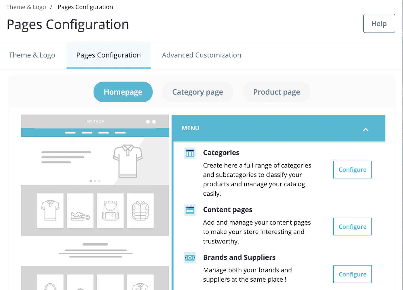 PrestaShop Customize Layout