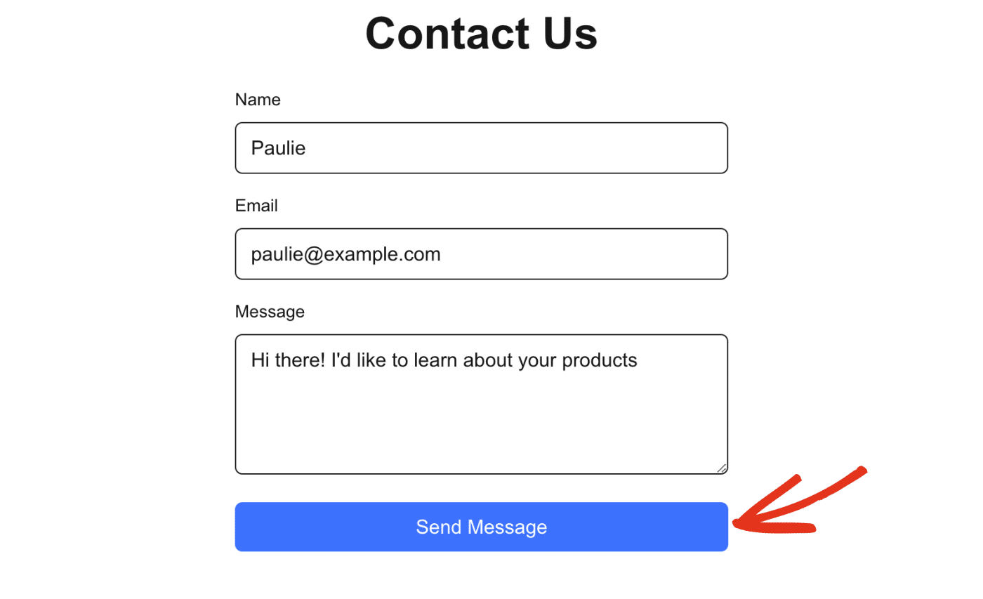 Send emails in Next.js contact form