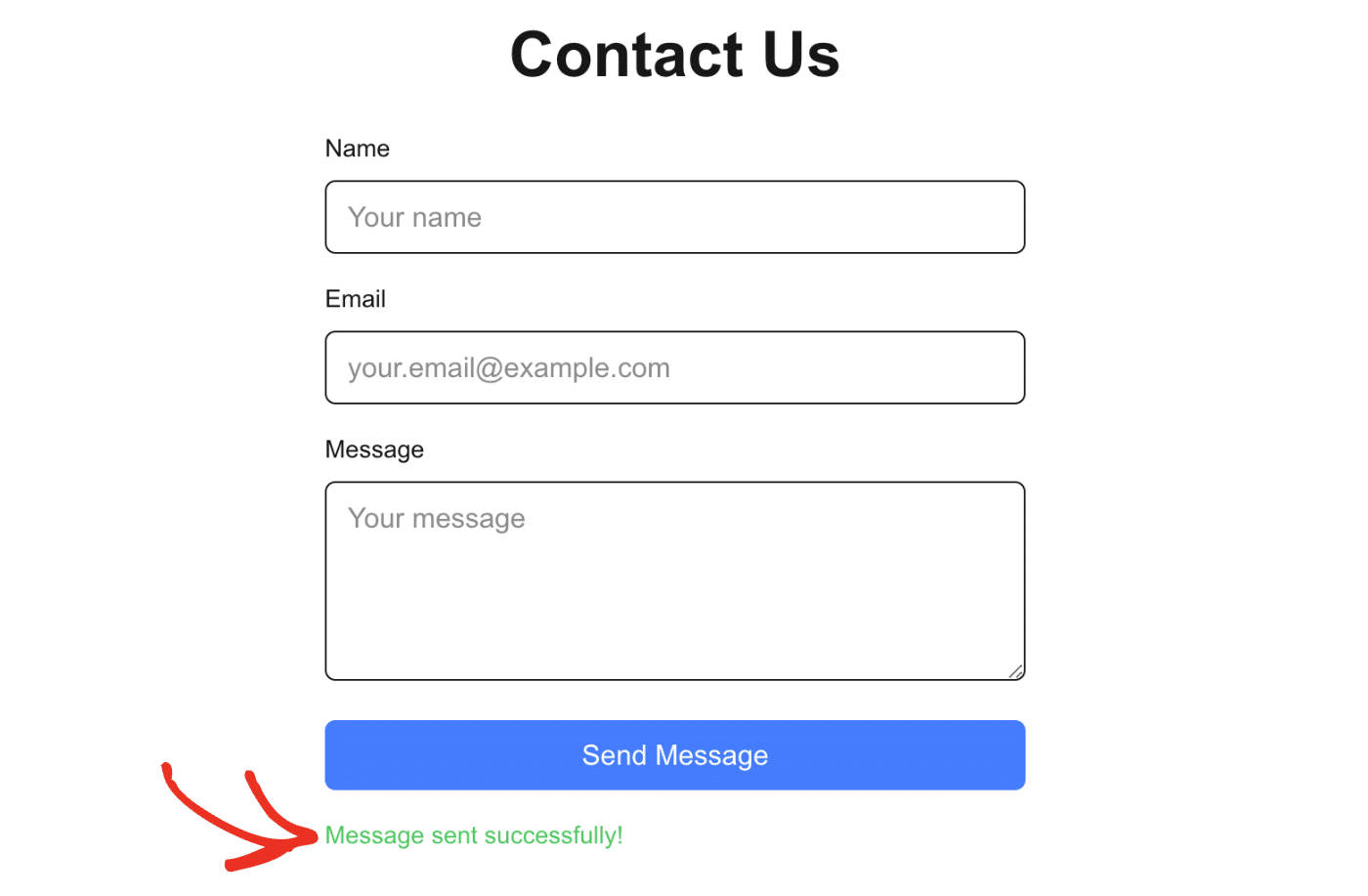 Test email sent successfully